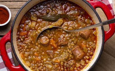 Lentejas de bote con chorizo
