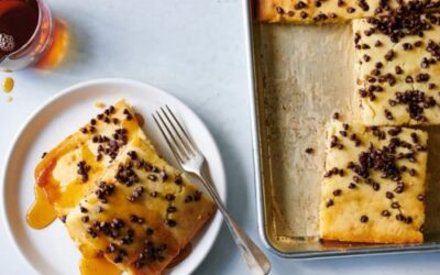 Natilla sólida keto con chocolate