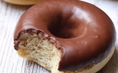 Donuts saludables de manzana y almendra