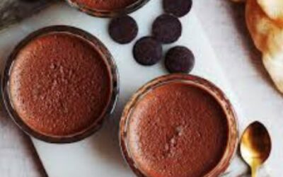 Mousse de chocolate proteica